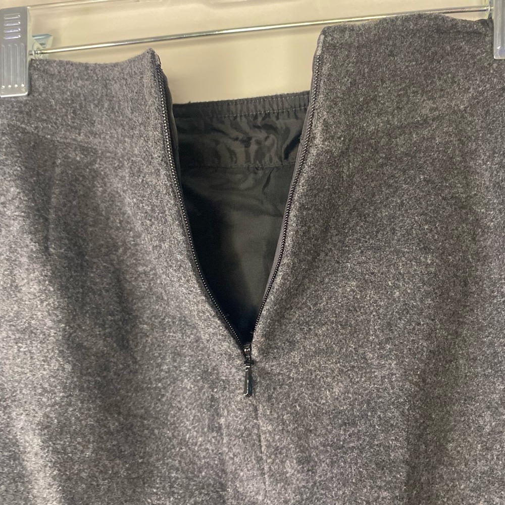 Old Navy Clothing Co Vintage Wool Blend Gray Mini Skirt Size 4 Academia Preppy - Picture 6 of 11
